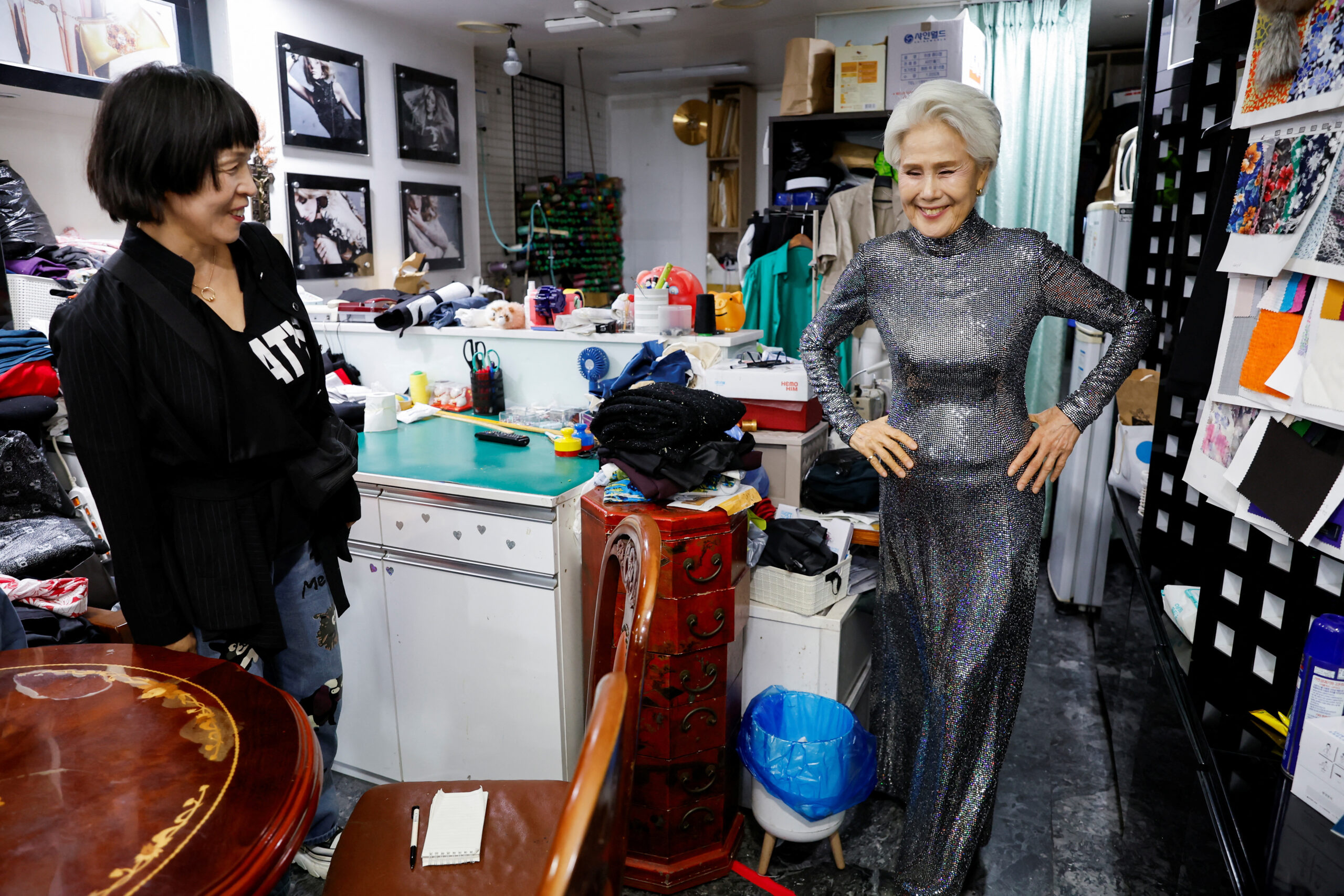 South Korea's 81-year-old senior model enjoys her celebrity life after winning the best dressed award at Miss Universe Korea as the oldest contestant